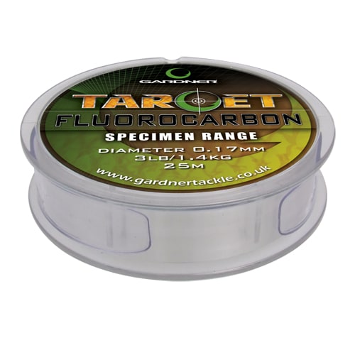 Gardner Vlasec Target Fluorocarbon 25m|3,6kg (8Ib)/ 0.25mm