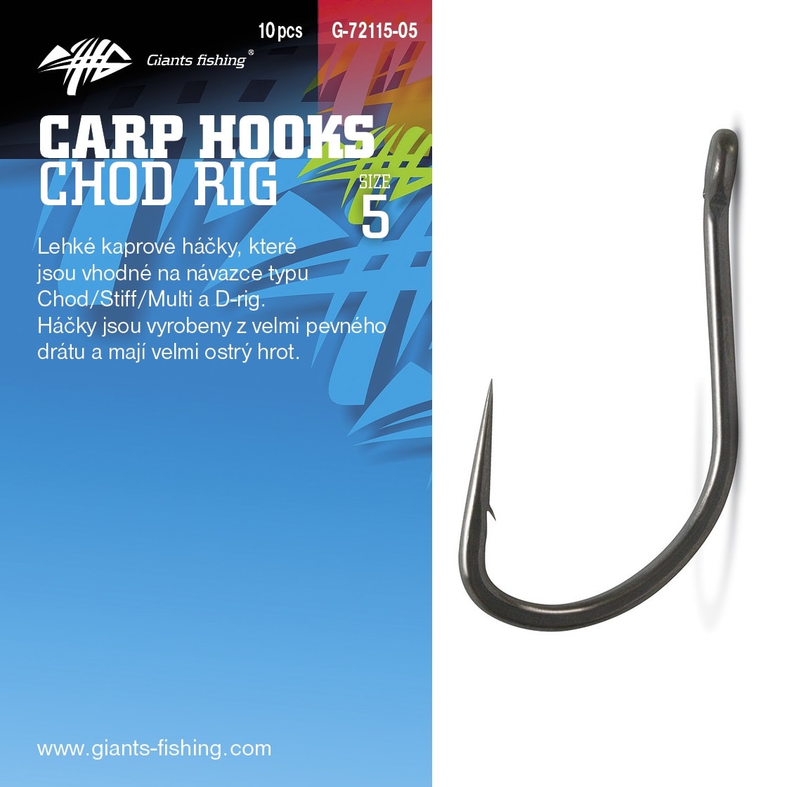 Hook with ring Chod Rig 10pcs
