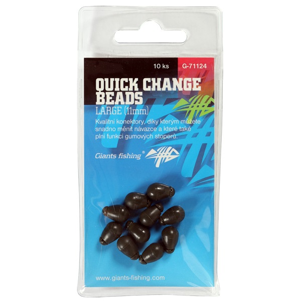 GIANTS FISHING Zarážky - Quick Change Beads Large 11mm, 10ks