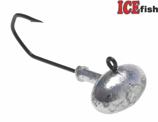 Ice Fish Jig Rugby bal - nebarvený 30 g vel. 6/0