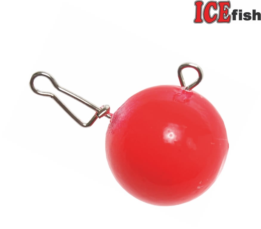 Ice Fish Vláčecí hlavička - červená 10 g