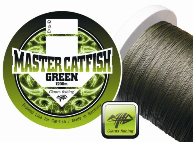 Fonott zsinór Master Catfish Green 0,80mm / 1000m