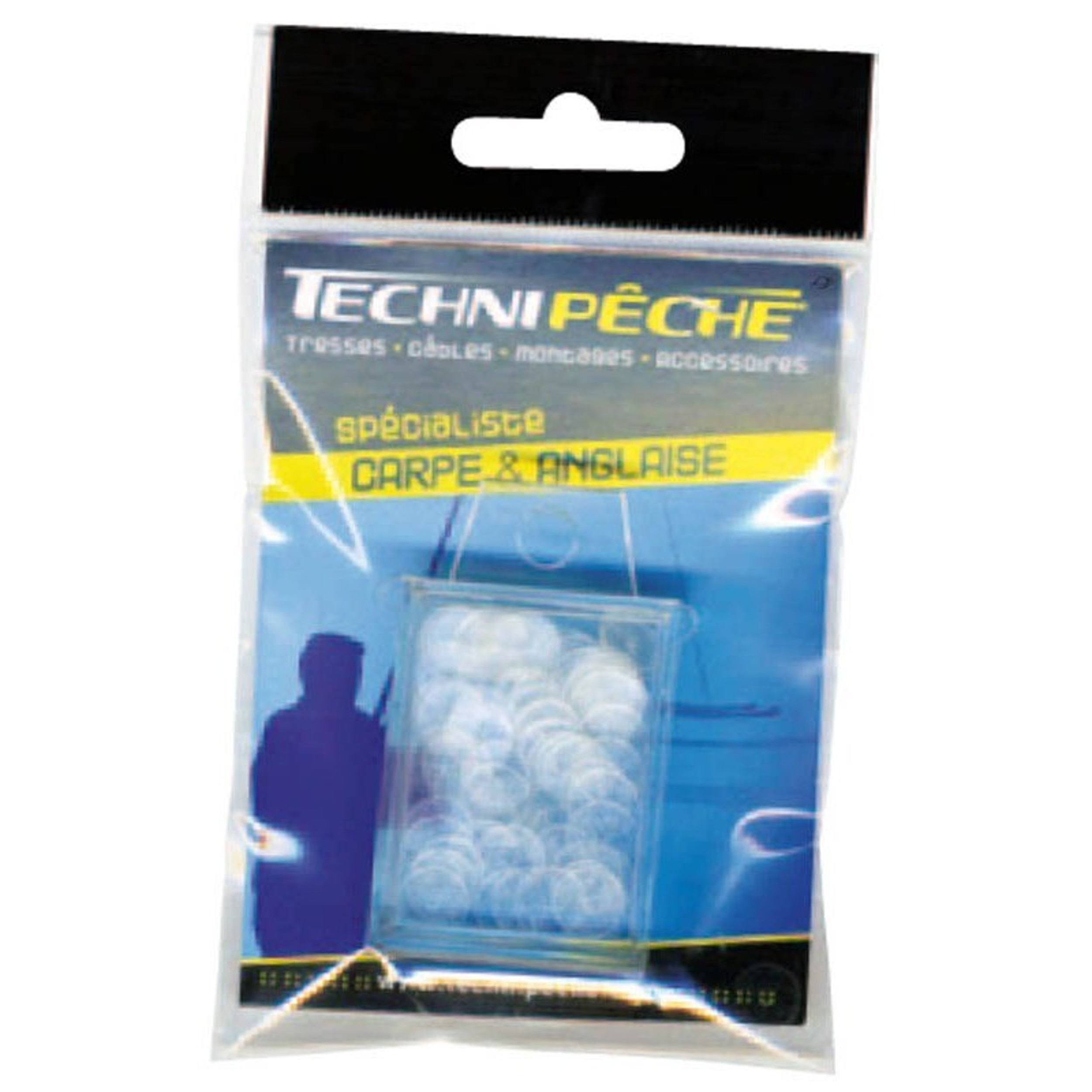 Technipeche Zarážky DISQUE DE BLOCAGE CRISTAL POUR ESCHE FRAGILE 50ks