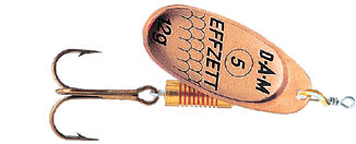 DAM Rotační třpytka EFFZETT Executor vel.4, 10g, měděná