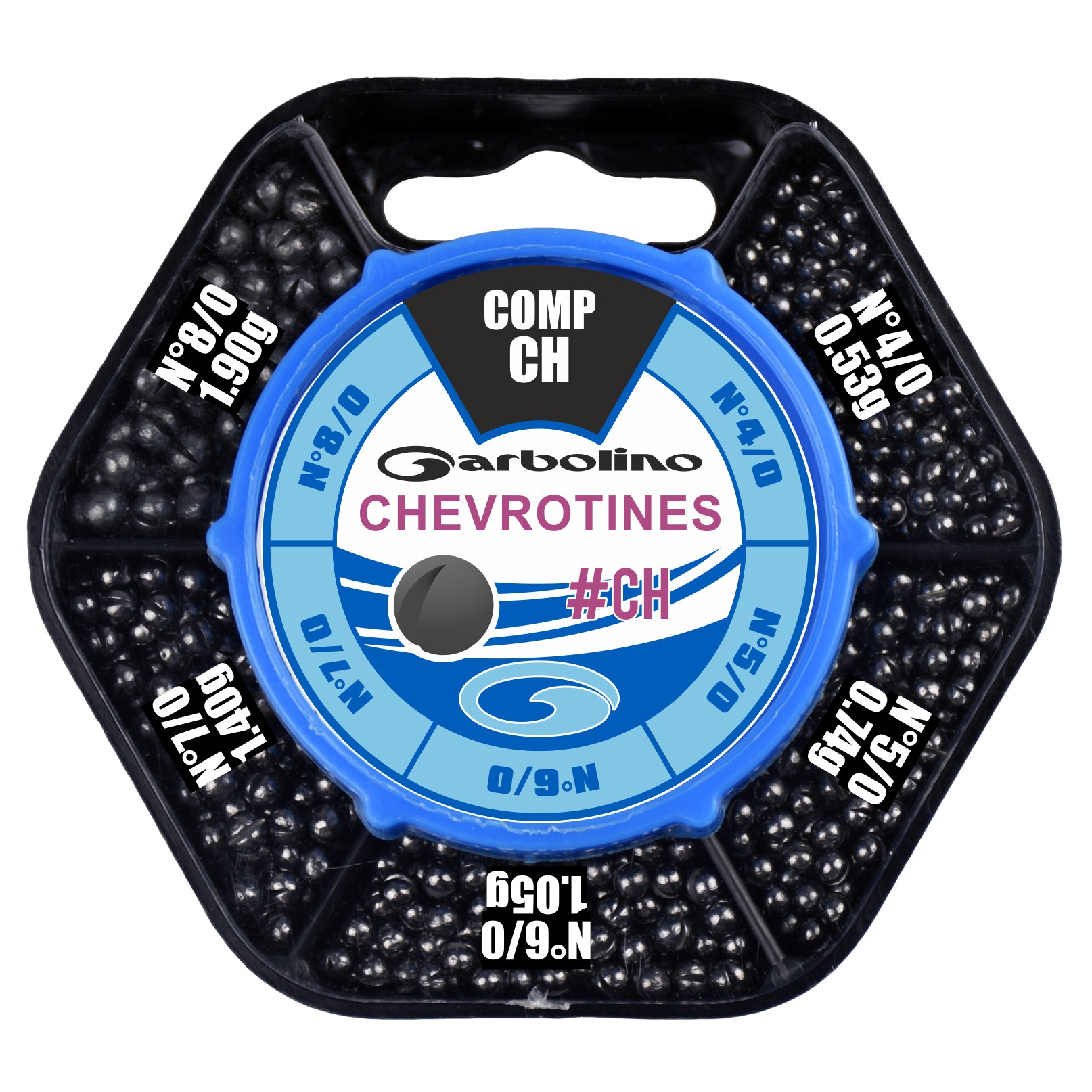 Garbolino sada bročků Chevrotines Competition (0,53-0,74-1,05-1,40-1,90)