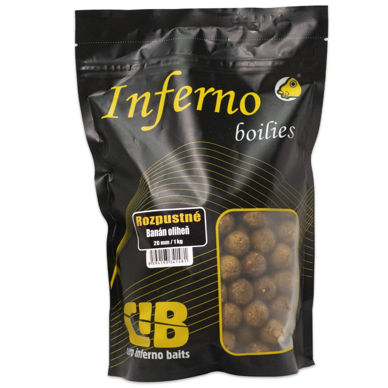 Carp Inferno Rozpustné Boilies Nutra Line Banán/Oliheň