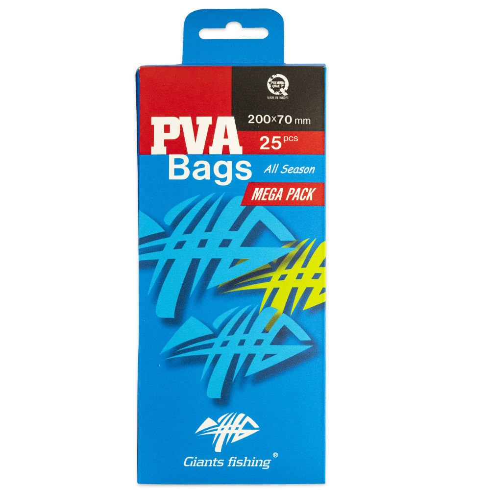 Giants fishing PVA sáčky Bags 200 x 70mm , 25ks ( mega pack )