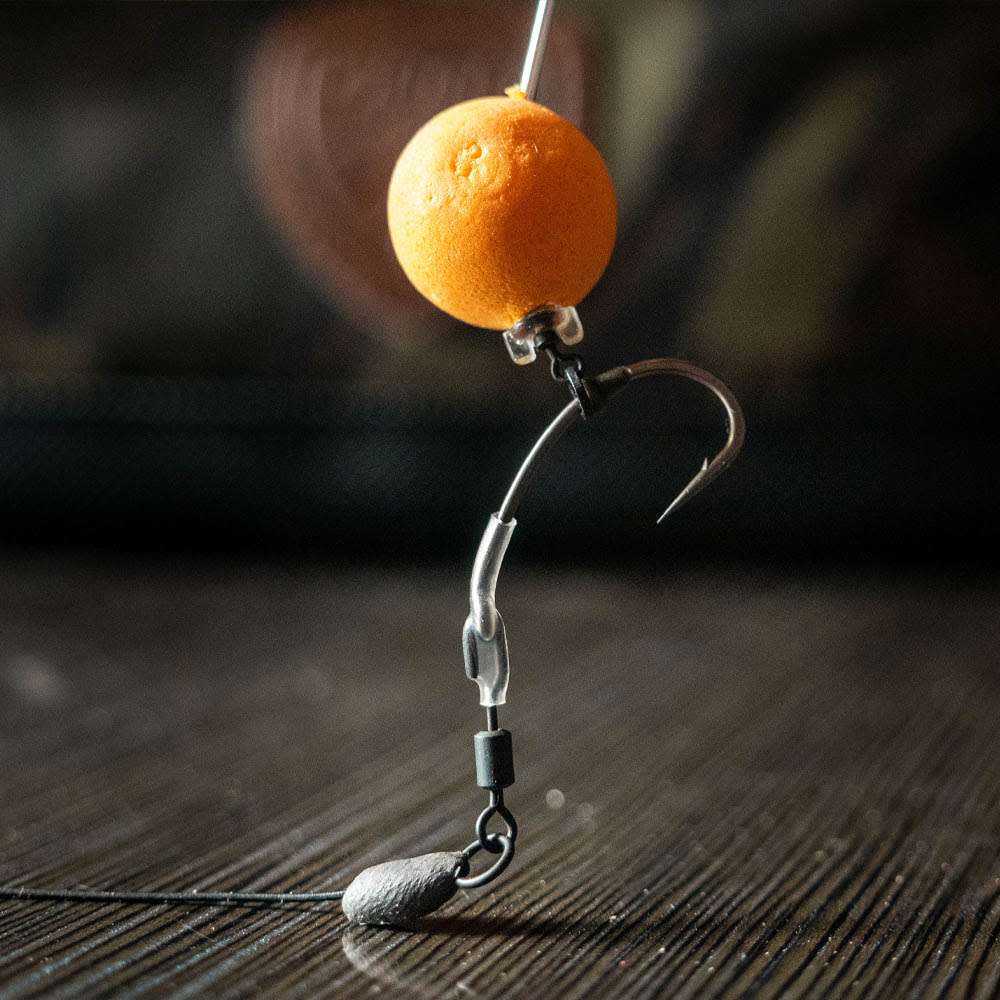 GIANTS FISHING Kolíček s obratlíkem a kroužkem Screw with Ring Swivel Medium 10ks