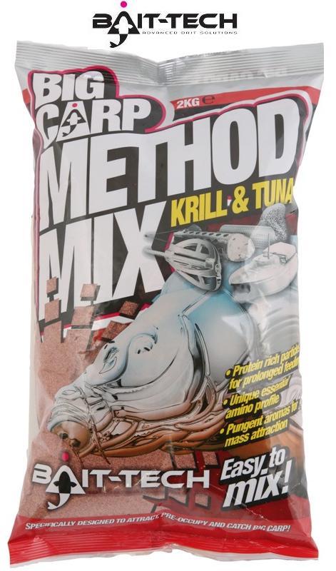 Bait-Tech krmítková směs Big Carp Method Mix Krill & Tuna 2 kg