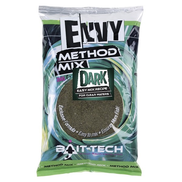 Bait-Tech krmítková směs Envy Green Hemp & Halibut Method Mix 2kg