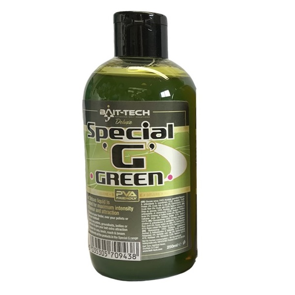 Bait-Tech tekutý posilovač Deluxe Special G Green 250 ml