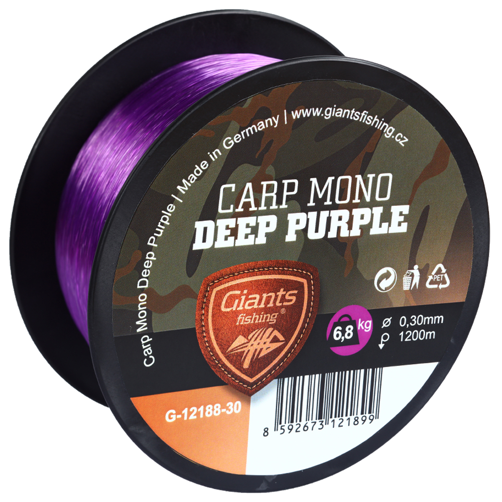 GIANTS FISHING Vlasec Carp Mono Deep Purple - 0.28mm (1200m)