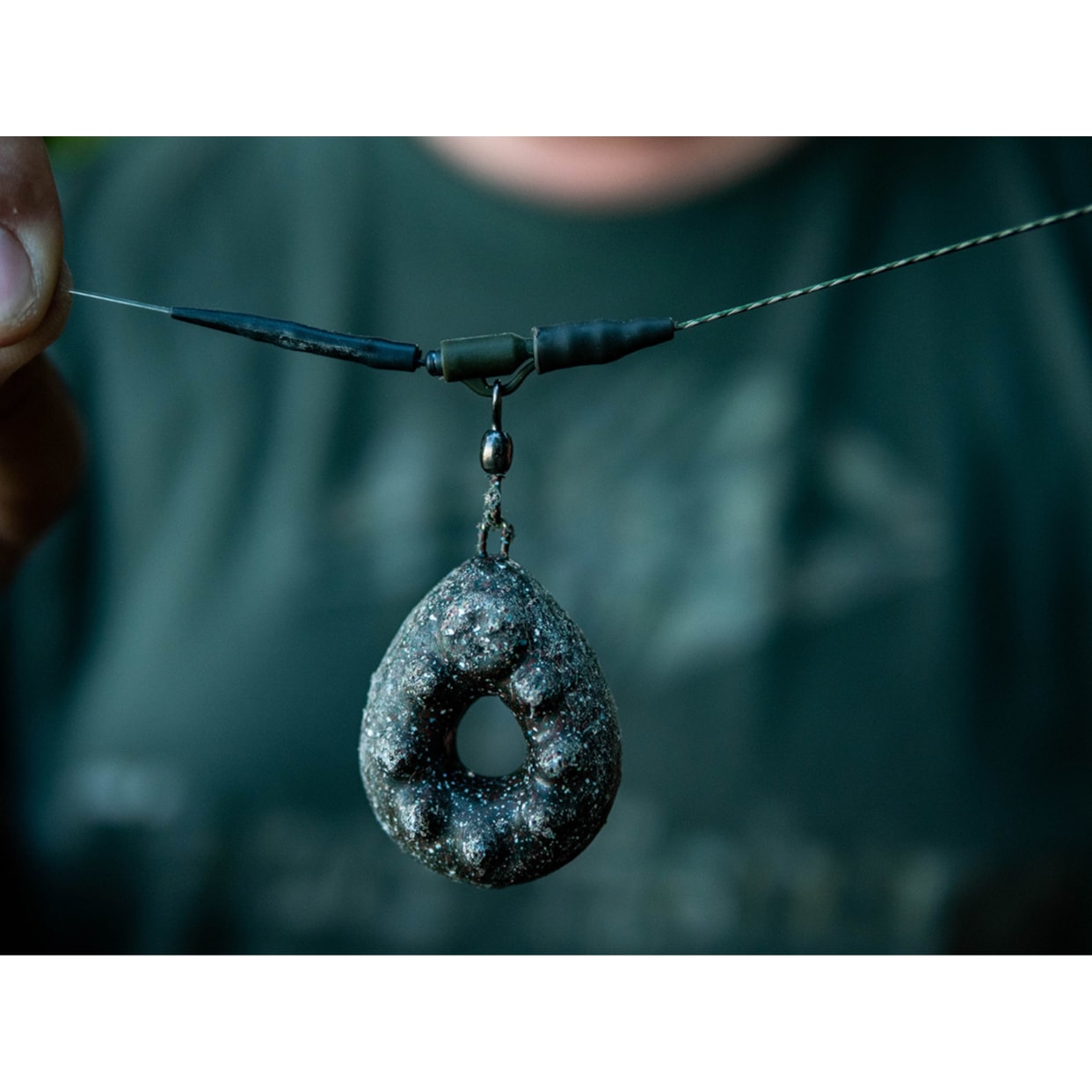 GIANTS FISHING Závěs na boční olovo Swivel Lead Clips Green 5ks