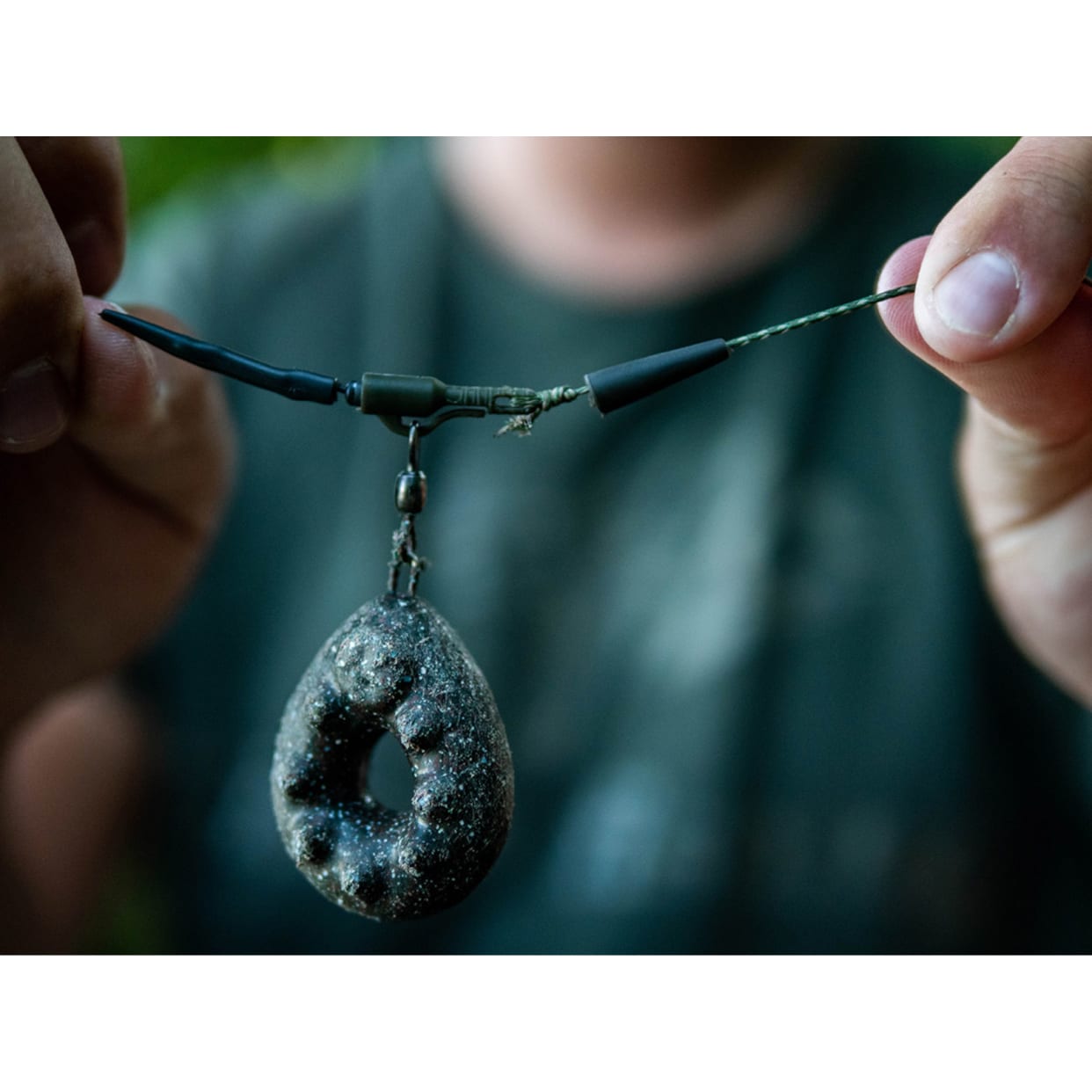 GIANTS FISHING Závěs na boční olovo Swivel Lead Clips Green 5ks