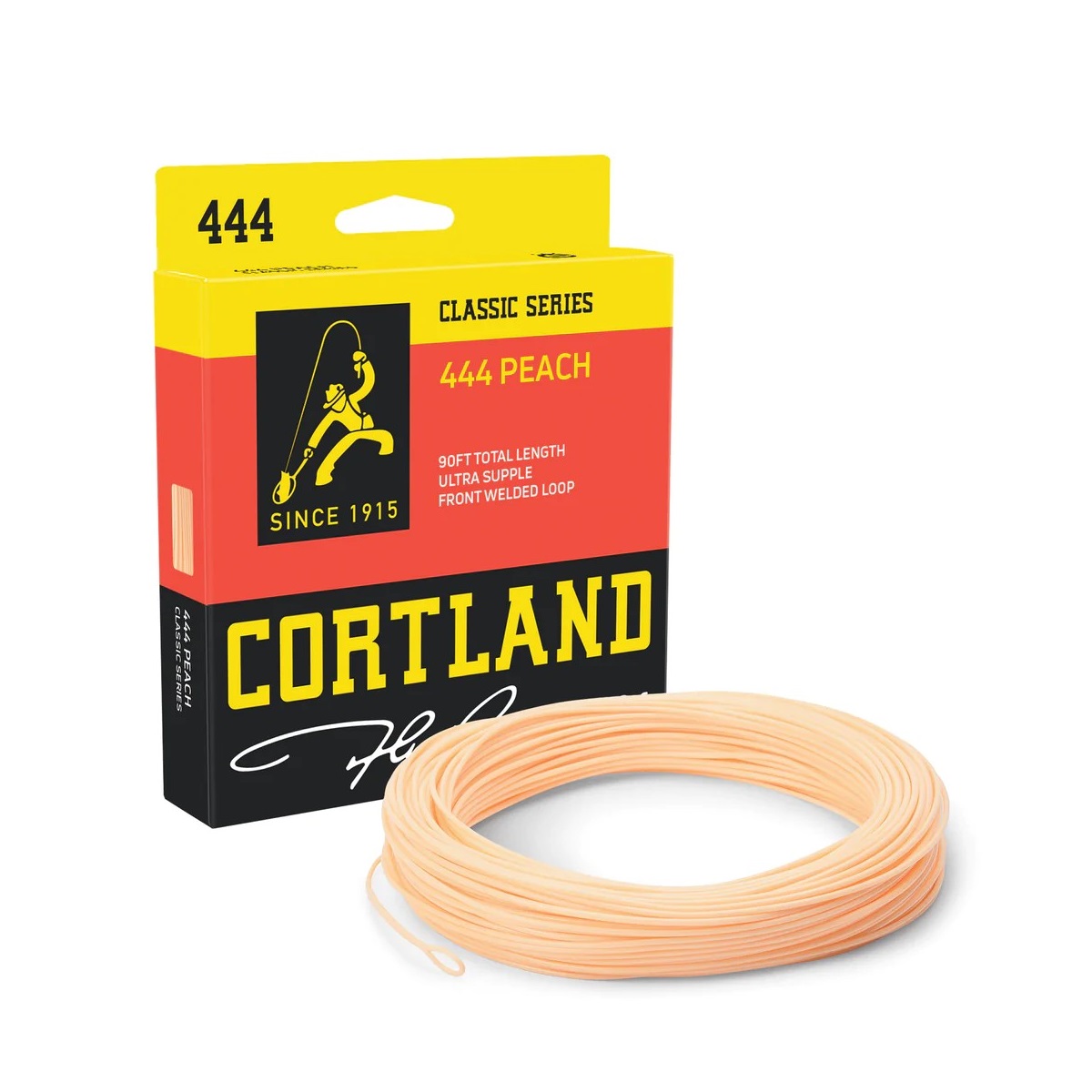 Cortland muškařská šnůra 444 Classic Peach Fresh|DT5F 90ft