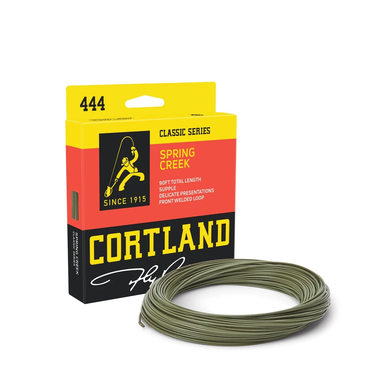 Cortland Cortland muškařská šnůra 444 Classic Spring Creek Freshwater Olive|WF3F 90ft