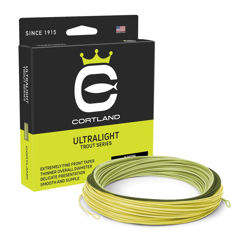 Cortland Cortland muškařská šnůra Trout Ultralight Tricolor Fresh|WF2F 80ft