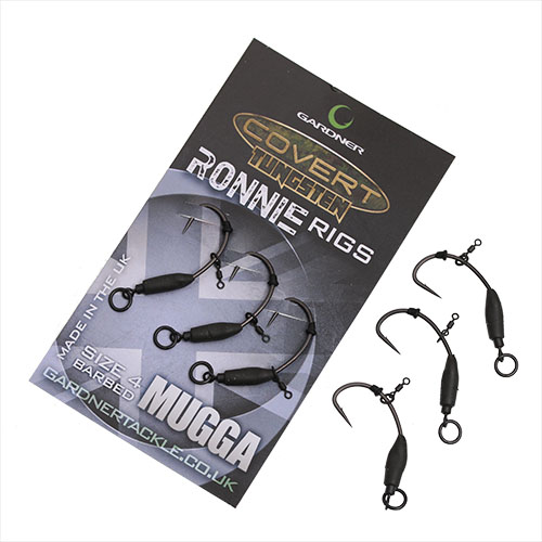 GARDNER Montáž Tungsten Ronnie Rig s protihrotom vel.4 (3ks)