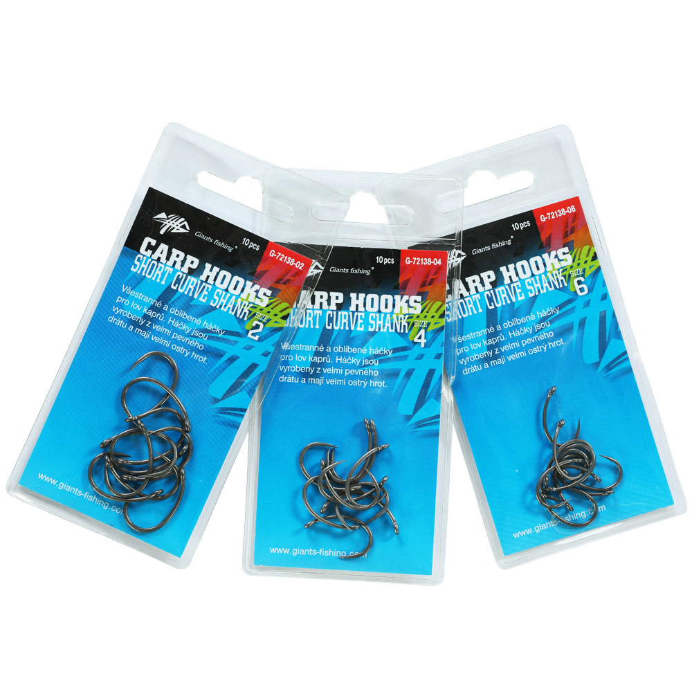 Giants fishing Háček s očkem Short Curve Shank 10ks