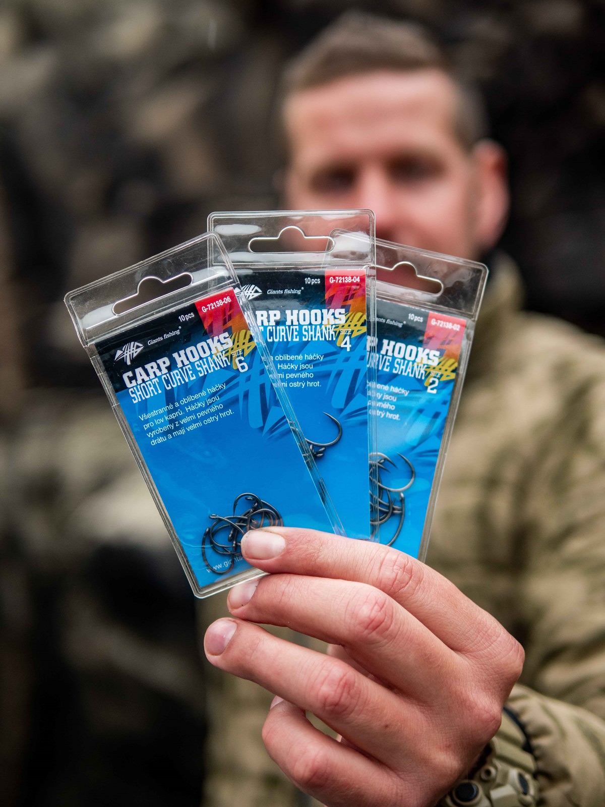 Giants fishing Háček s očkem Short Curve Shank 10ks