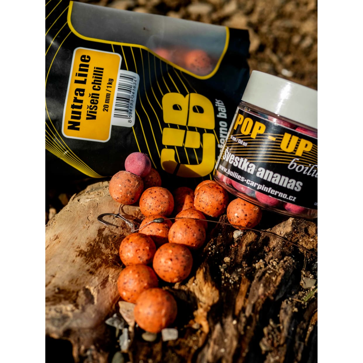 Carp Inferno Boilies Nutra Line - Višeň Chilli