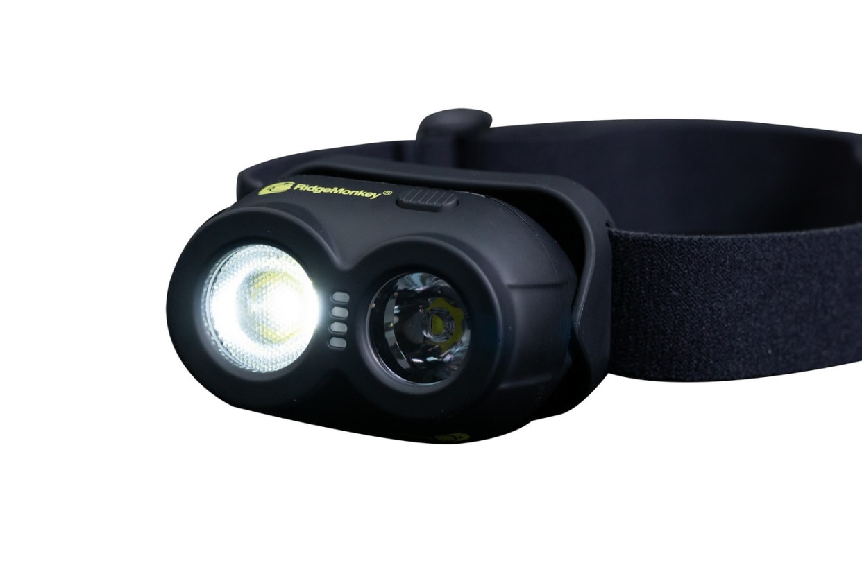 RidgeMonkey dobíjecí čelovka VRH150X USB Rechargeable Headtorch