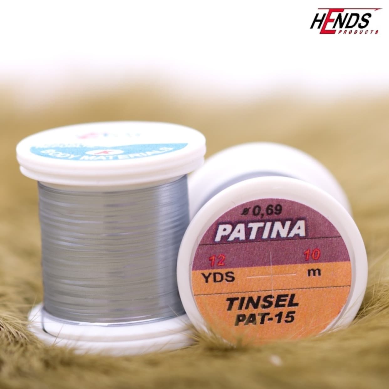 Hends Lametka Patina tinsel - Šedá