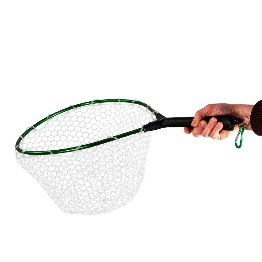 Snowbee Snowbee Podběrák s gumovou síťkou a magnetem Rubber Mesh Hand Trout Net - Medium