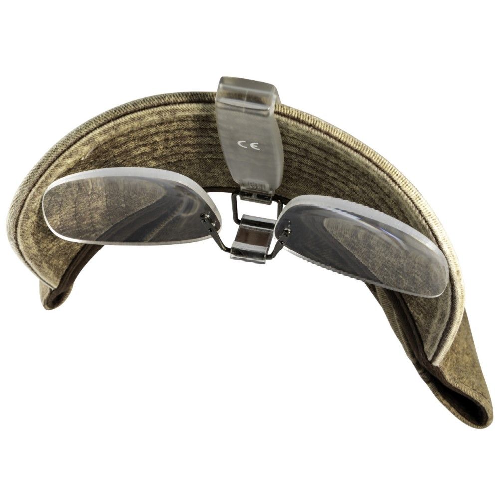 Snowbee Dioptrický klip Cap Peak Clip-On +2,5x Magnifiers