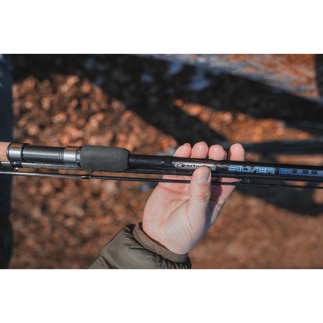 Garbolino prut Silver Bullet Slim Feeder 3S 3,30 m, 25-75 g, 3-díl