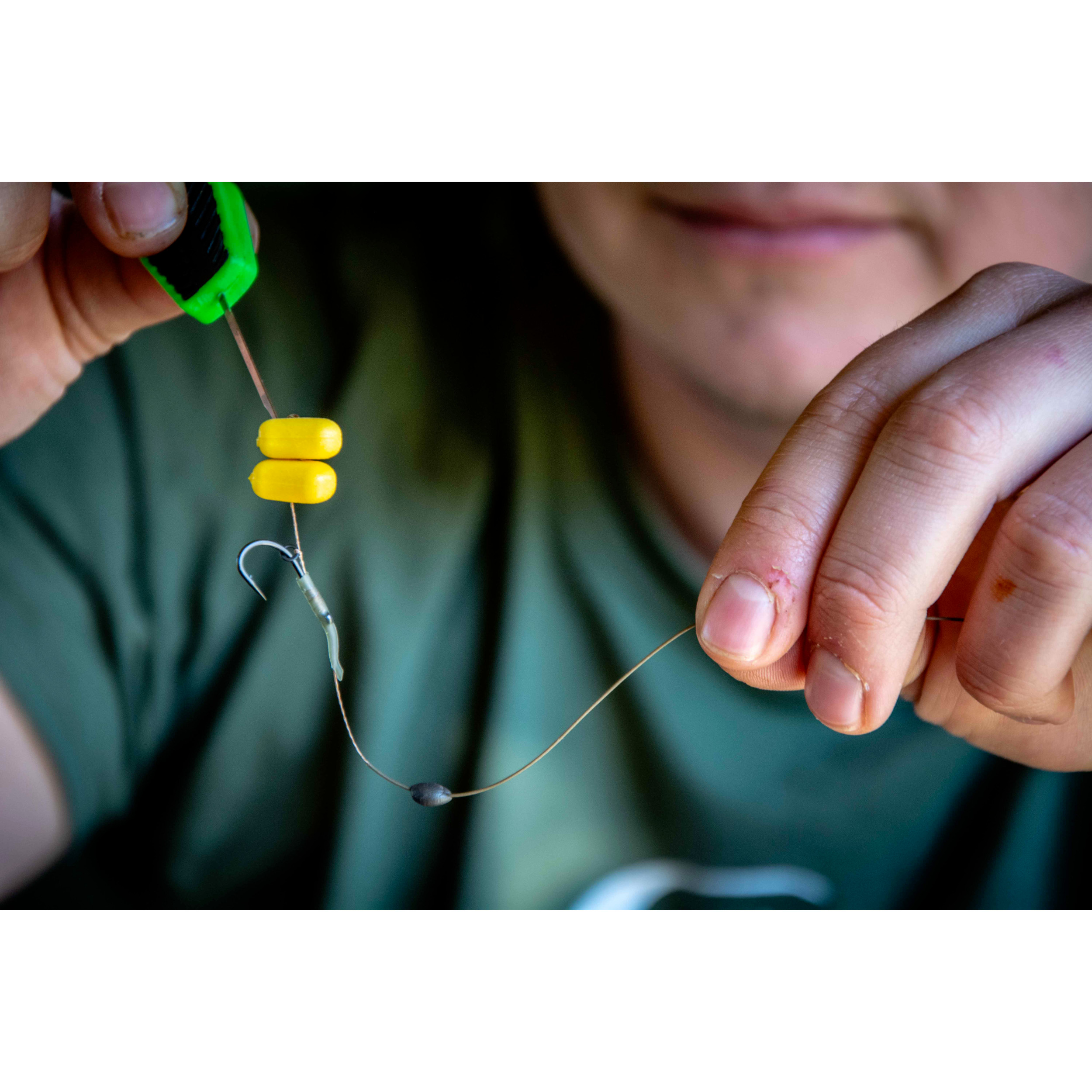 Giants fishing Rovnátka na háček Line Aligner-Large Green-Brown/12pc