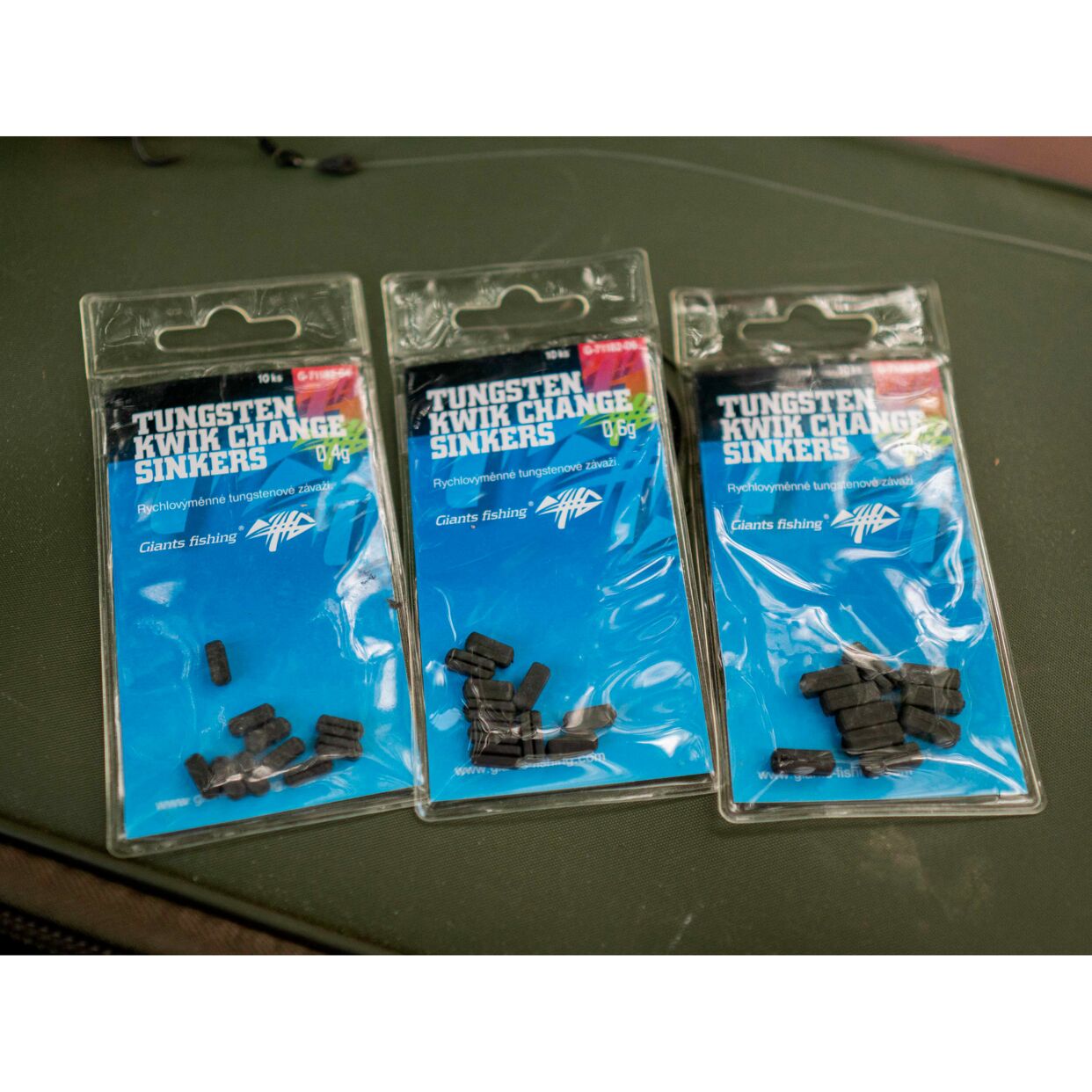 Giants fishing Rychlovýměnná těžítka Tungsten Kwik Change Sinkers 10ks