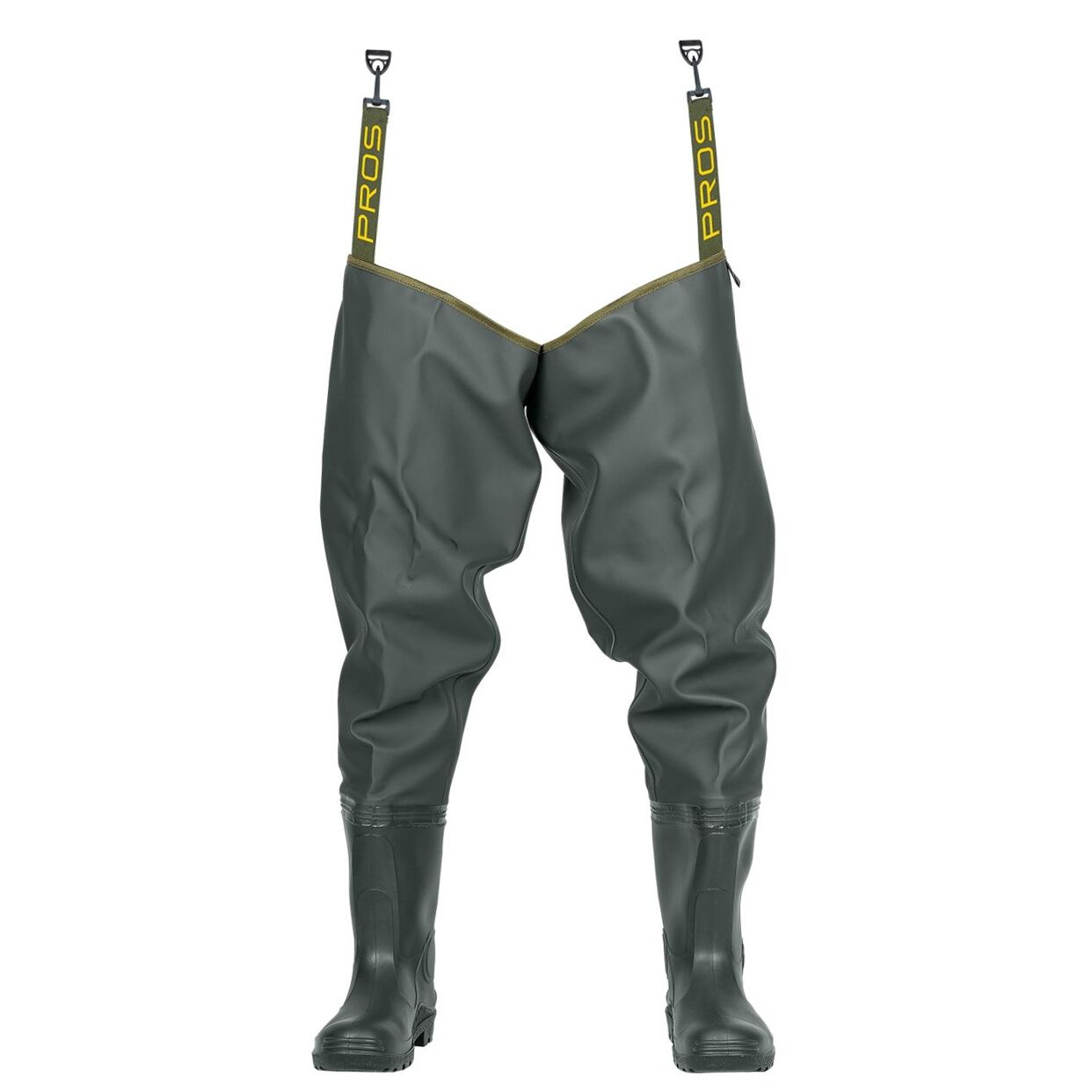 PROS PROS brodící holinky Thigh STANDARD Plavitex Heavy Duty Oliv