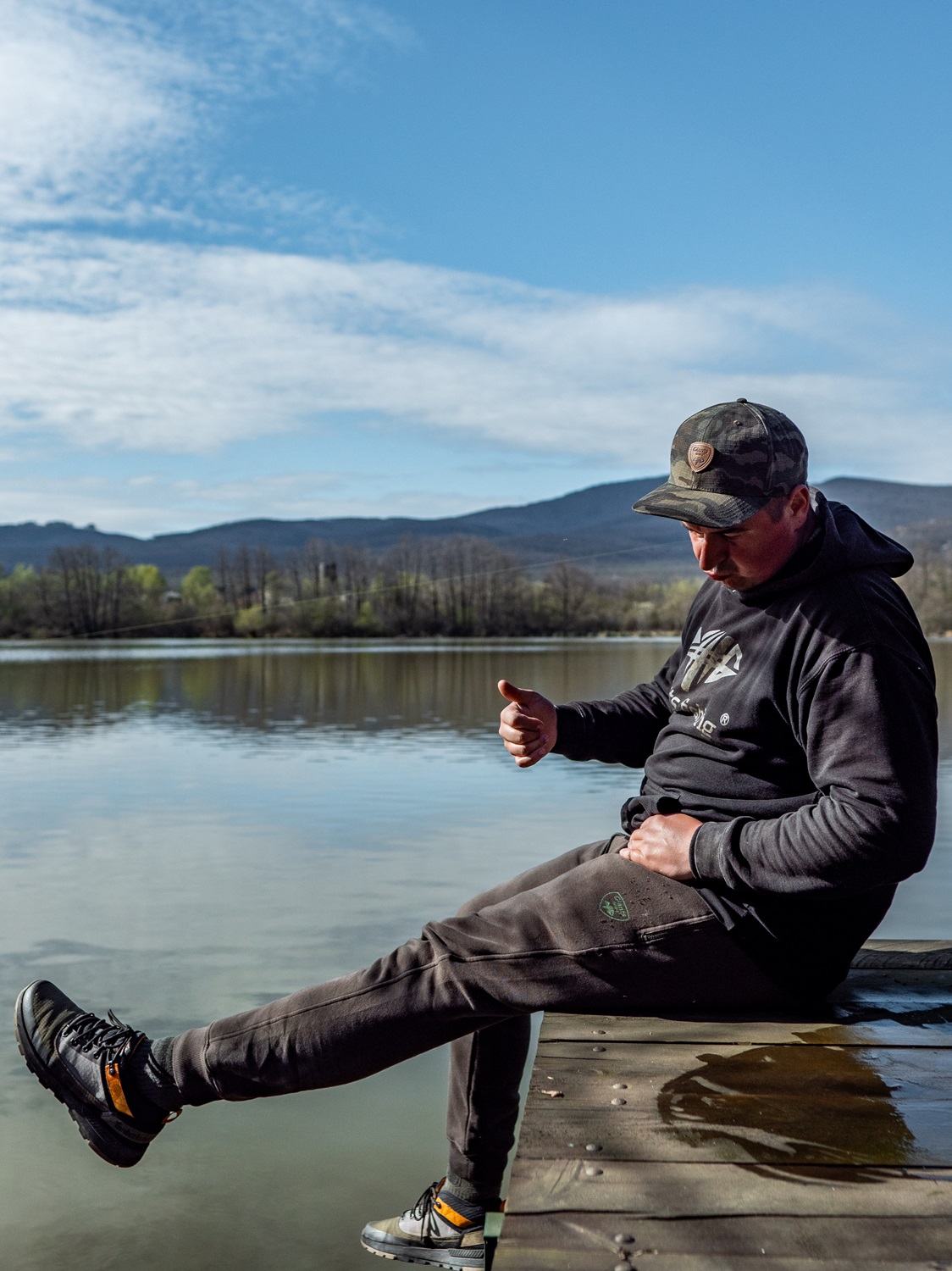 Giants Fishing Tepláky Joggers Deluxe Green