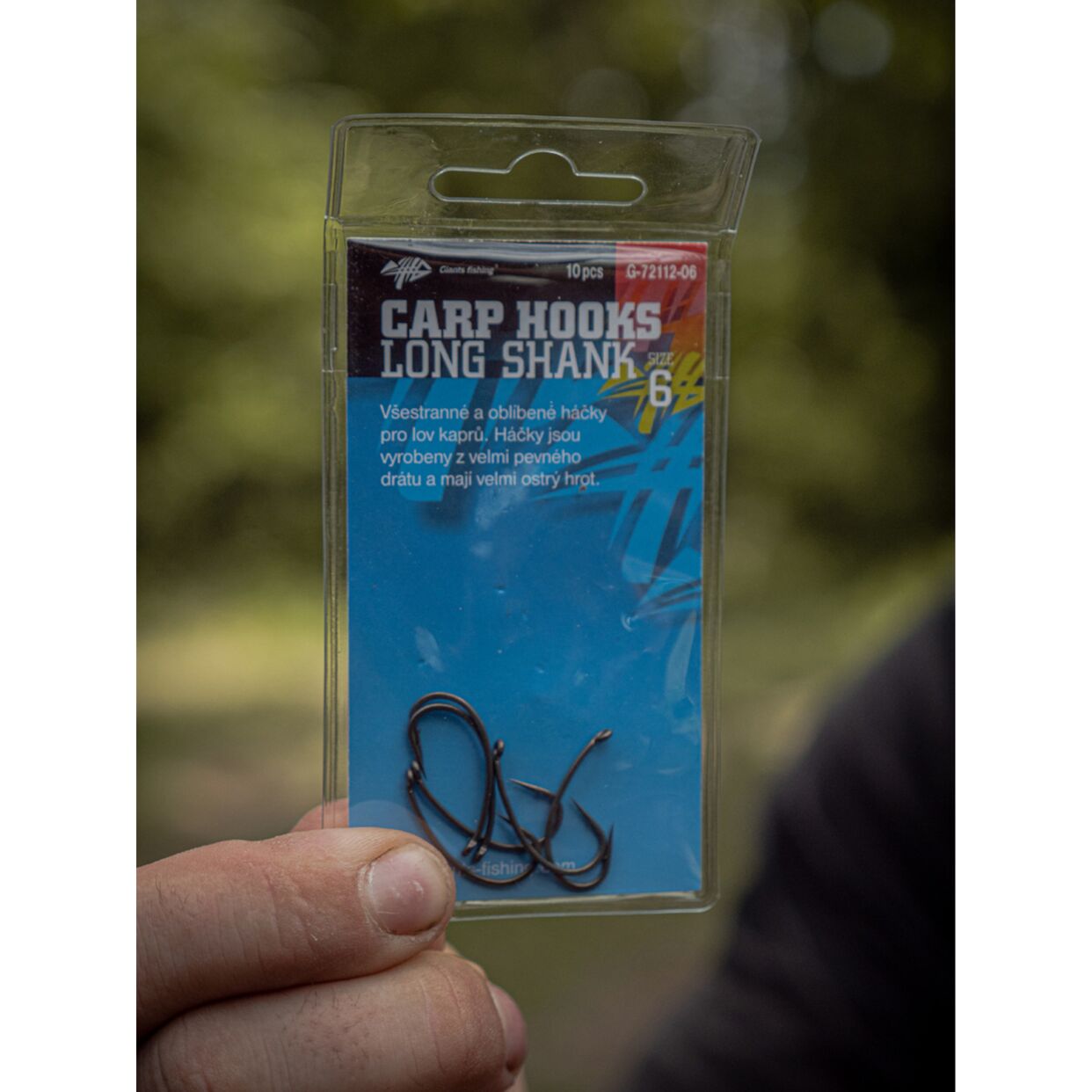 Giants fishing Háček s očkem Long Shank 10ks