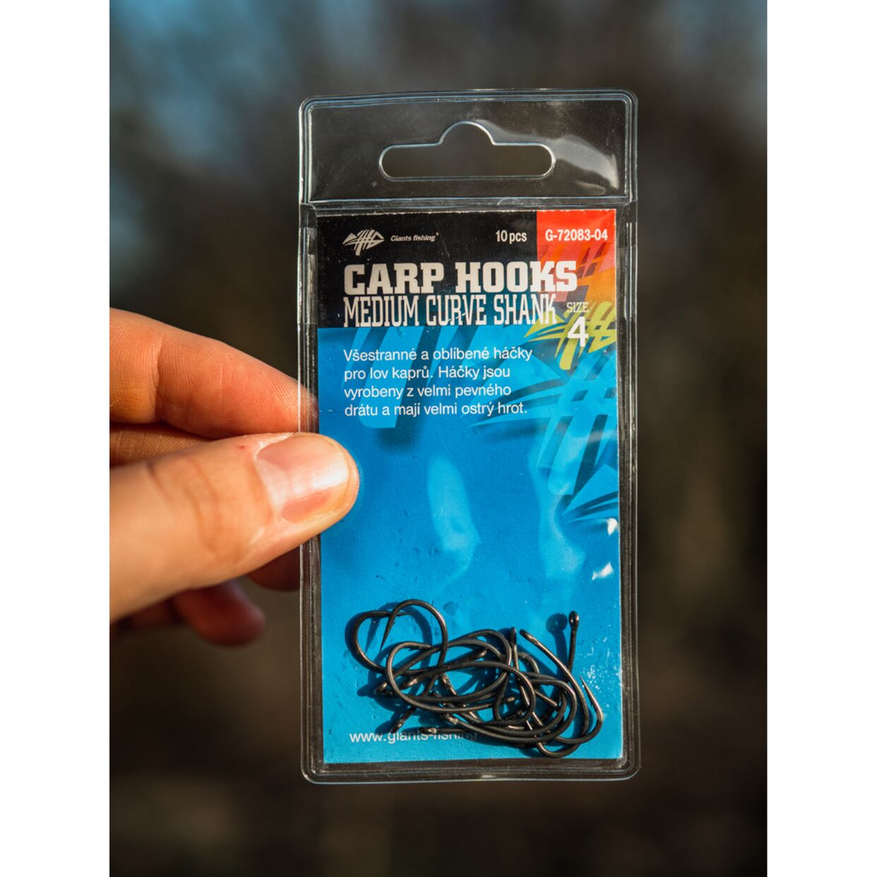 Giants fishing Háček s očkem Medium Curve Shank 10ks