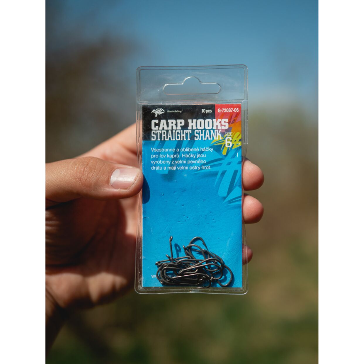 Giants fishing Háčky s očkem Straight Shank 10ks