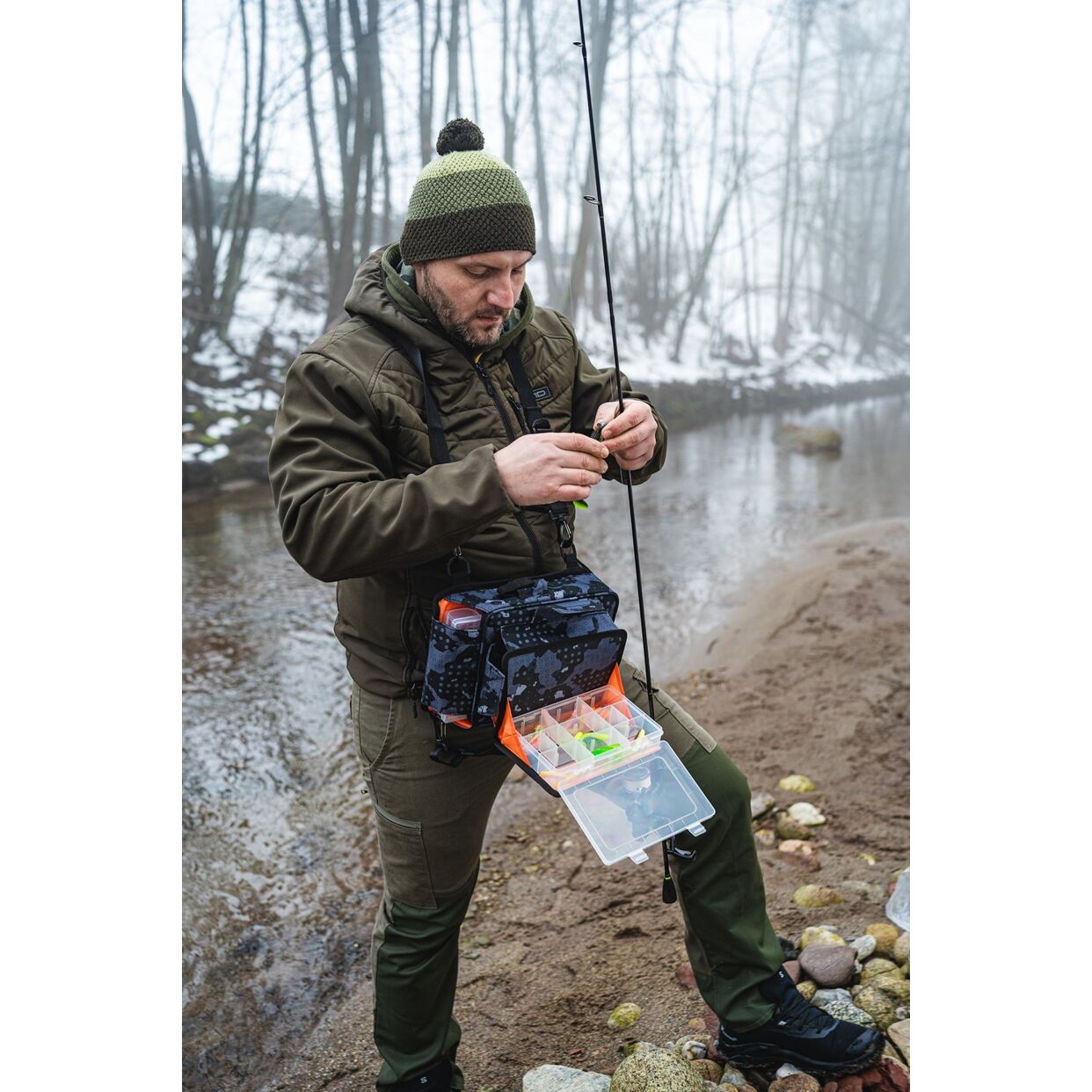 GIANTS FISHING Vláčecí ledvinka Spinning Waist/Leg Bag