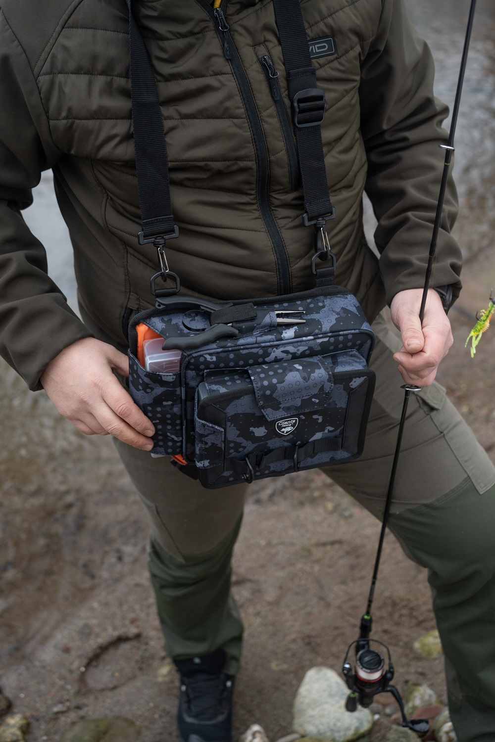 Giants fishing Vláčecí ledvinka Spinning Waist/Leg Bag