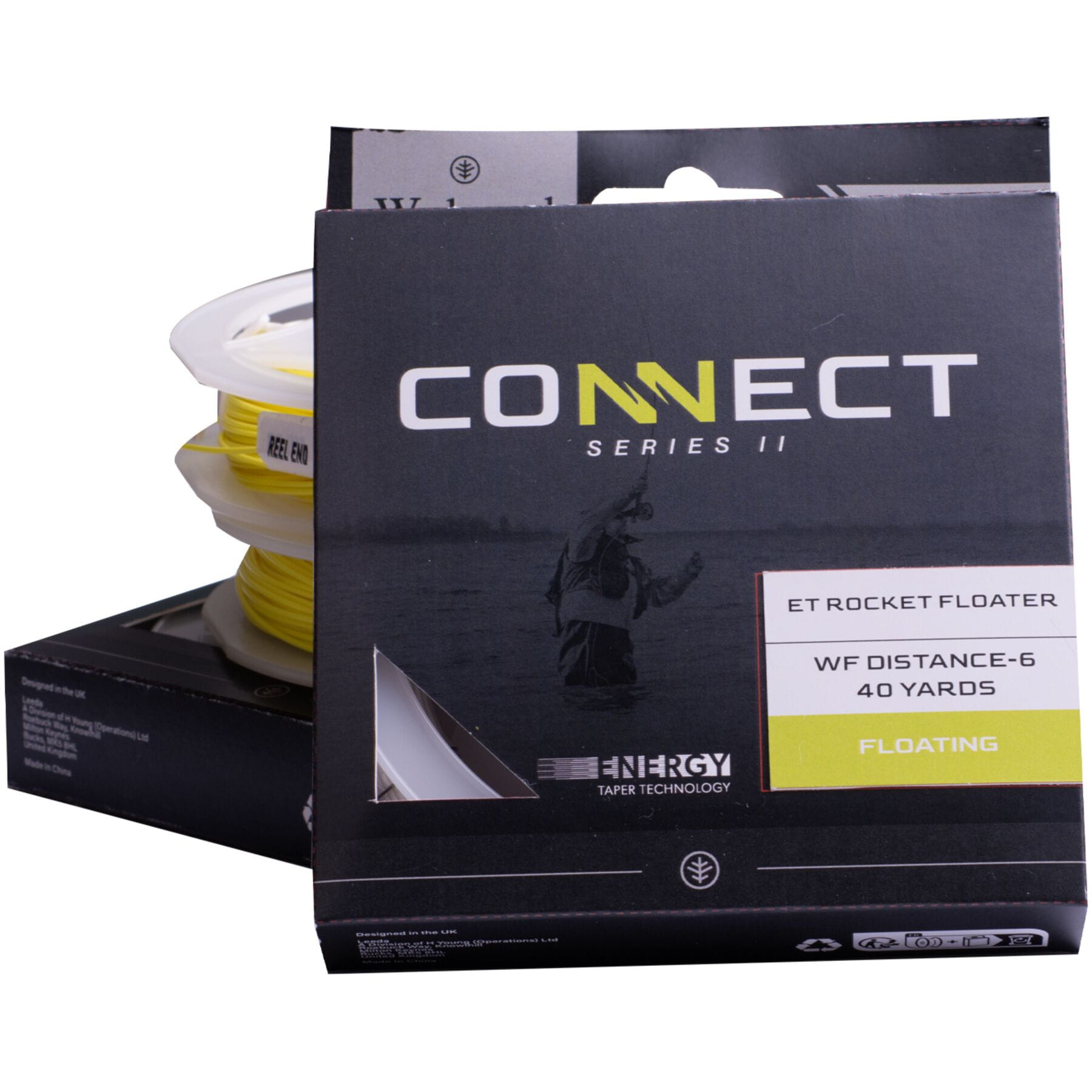 Wychwood muškařská šnůra Connect Series 2 Et Ghost Intermediate WF#6, 40 yards