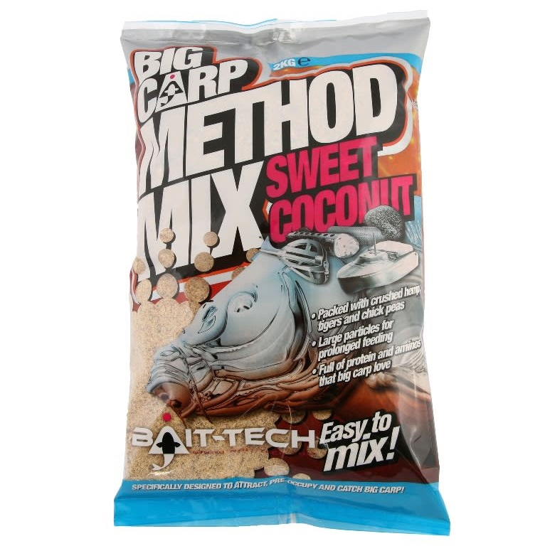 Bait-Tech krmítková směs Big Carp Method Mix Coconut 2 kg