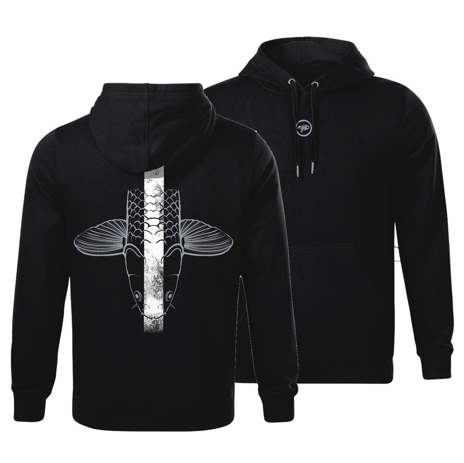 Giants Fishing Mikina pánská černá Šupináč hlava|vel. XL