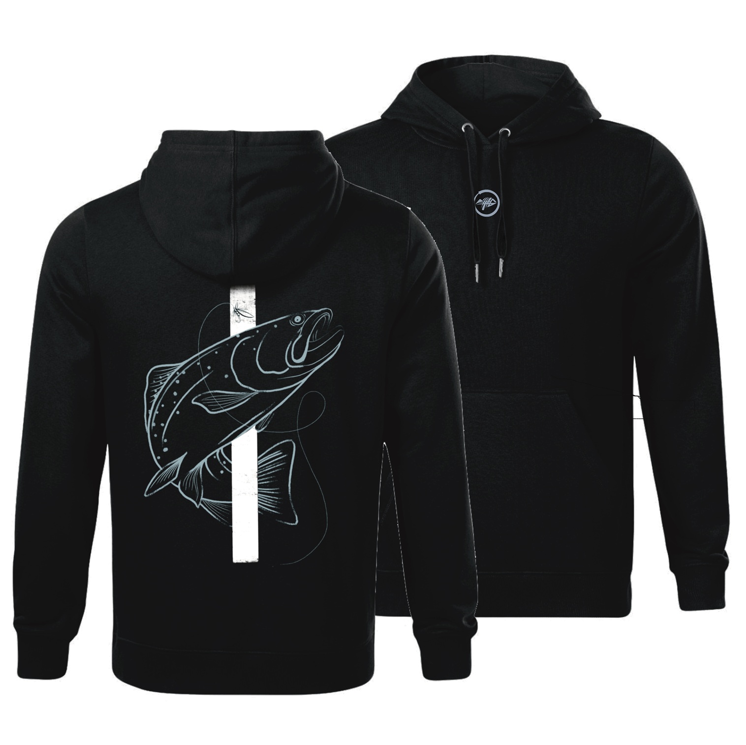 Giants Fishing Mikina pánská černá Pstruh|vel. XL