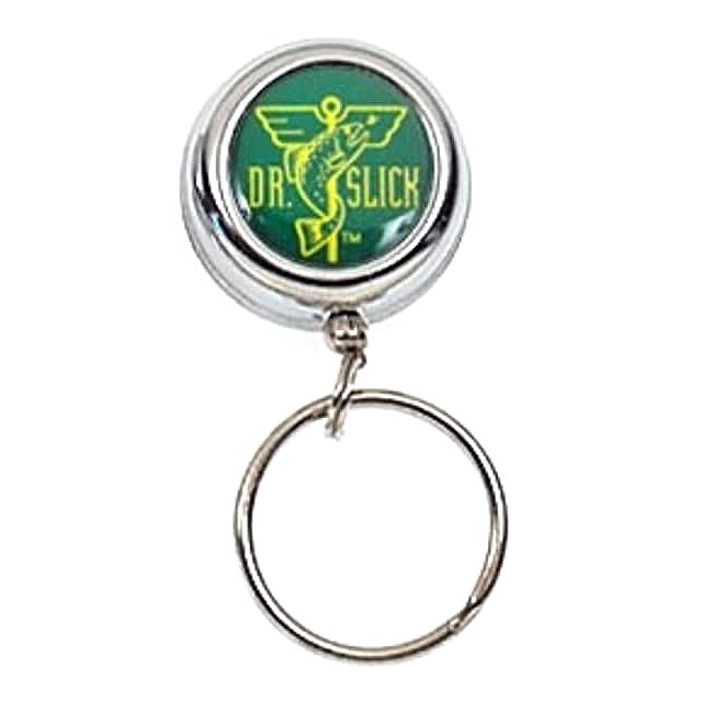 Dr. Slick Co. Jojo Clip-On-Reel 0 Ring, stříbrné