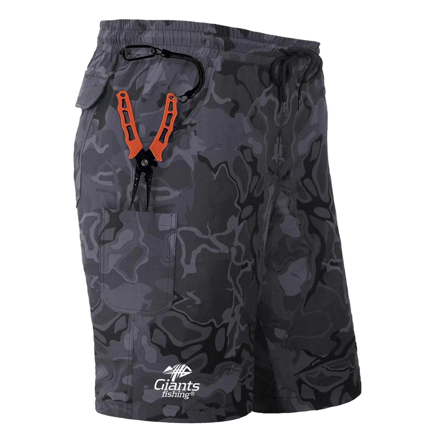 Giants fishing Giants Fishing Kraťasy Shorts Quick Dry UV50+Camo Grey