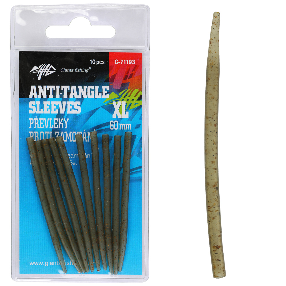 Giants fishing Převleky proti zamotání Anti-Tangle Sleeves XL-60mm, 10ks