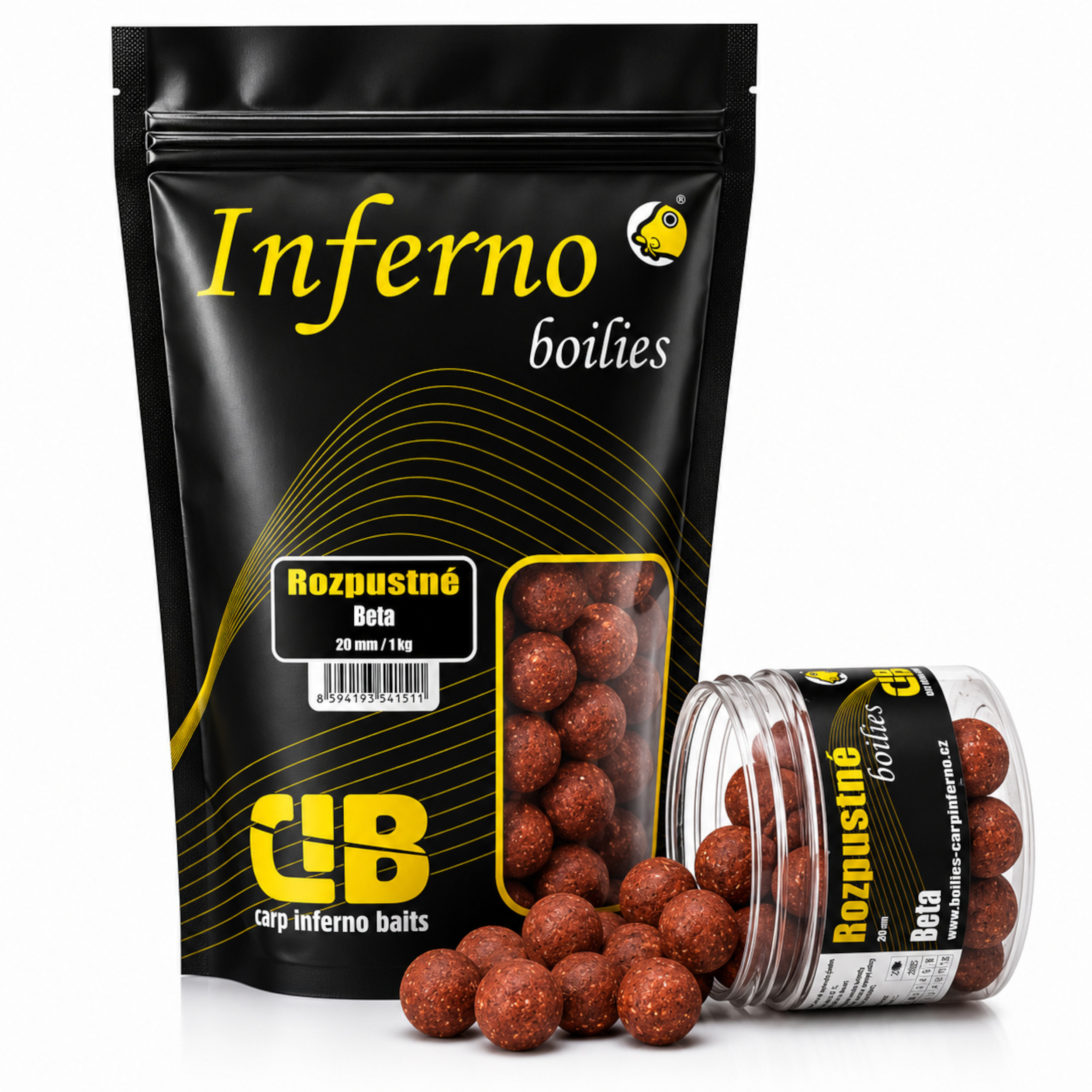 Carp Inferno Rozpustné Boilies Hot Line Beta