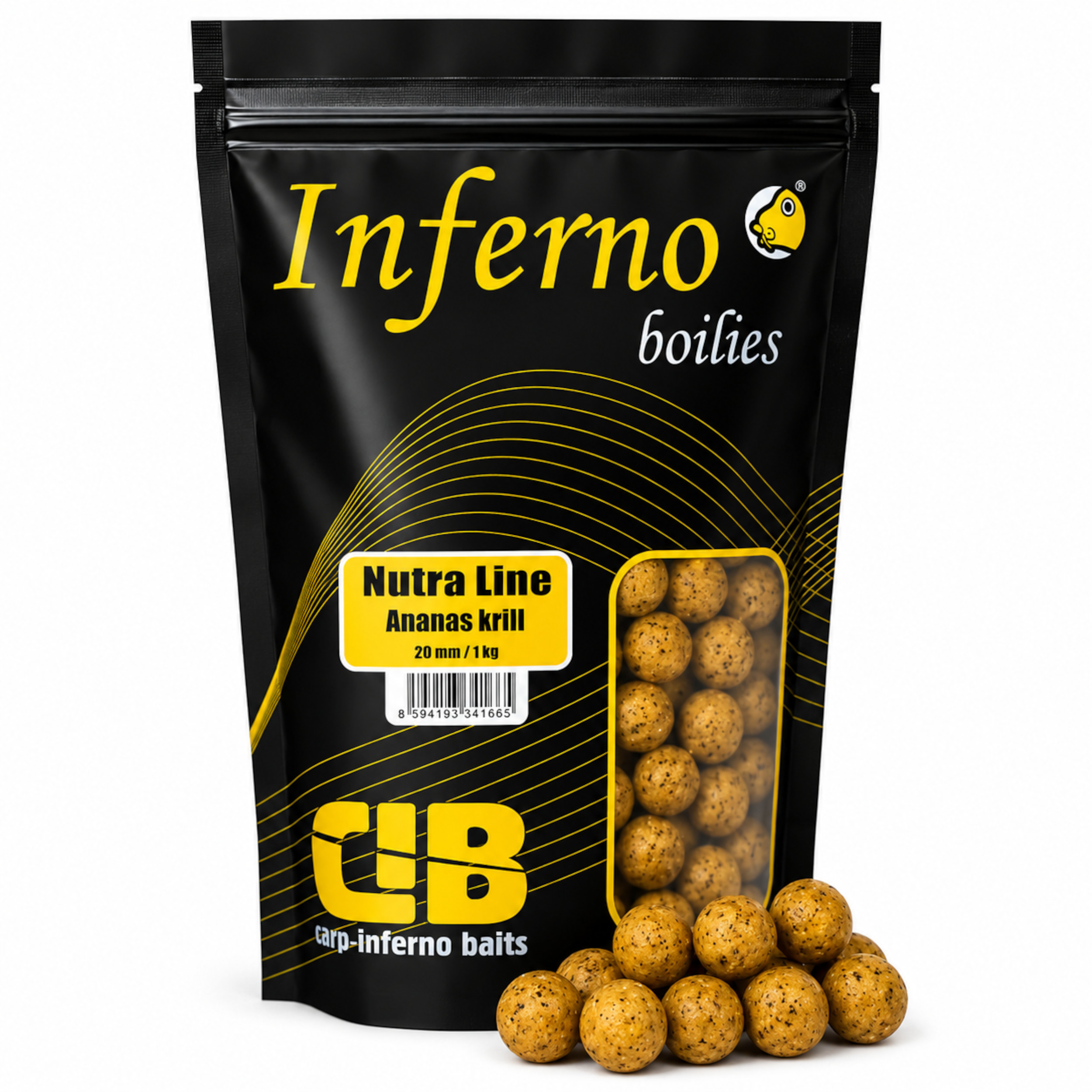 Carp Inferno Boilies Nutra Line - Ananas Krill