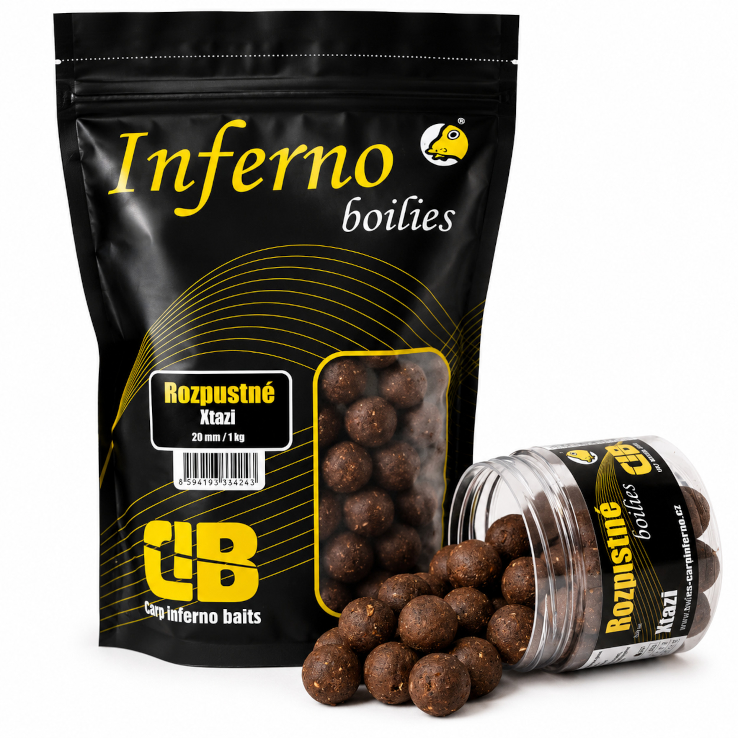 Carp Inferno Rozpustné Boilies Hot Line Xtazi|20 mm 1 kg