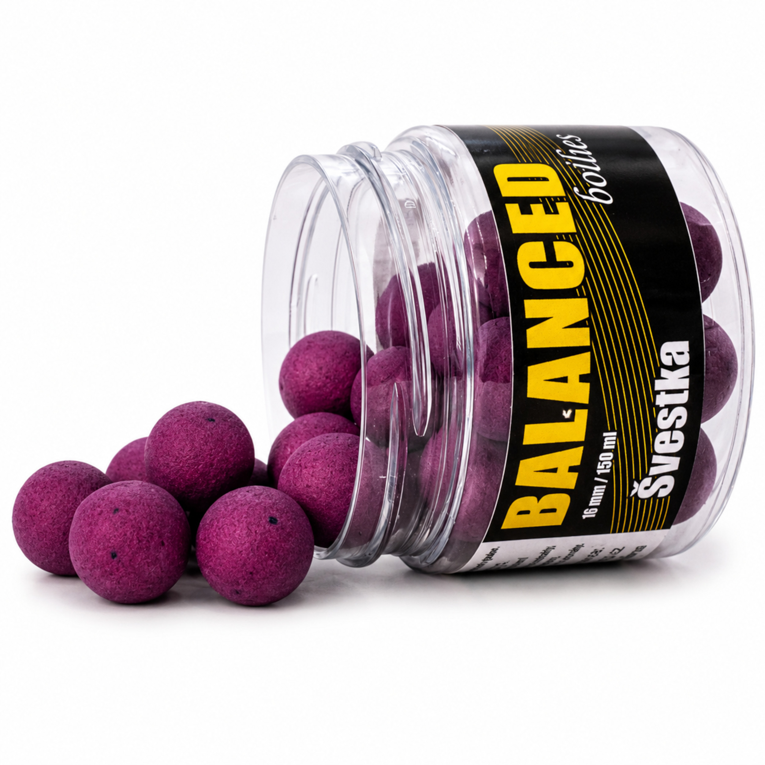 Carp Inferno Balanced Boilie 150 ml Švestka